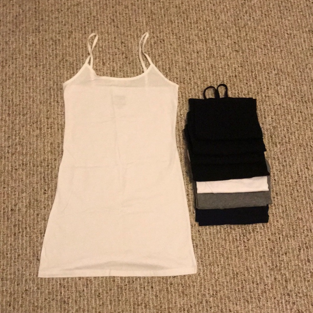 8 cami tank tops by active basic